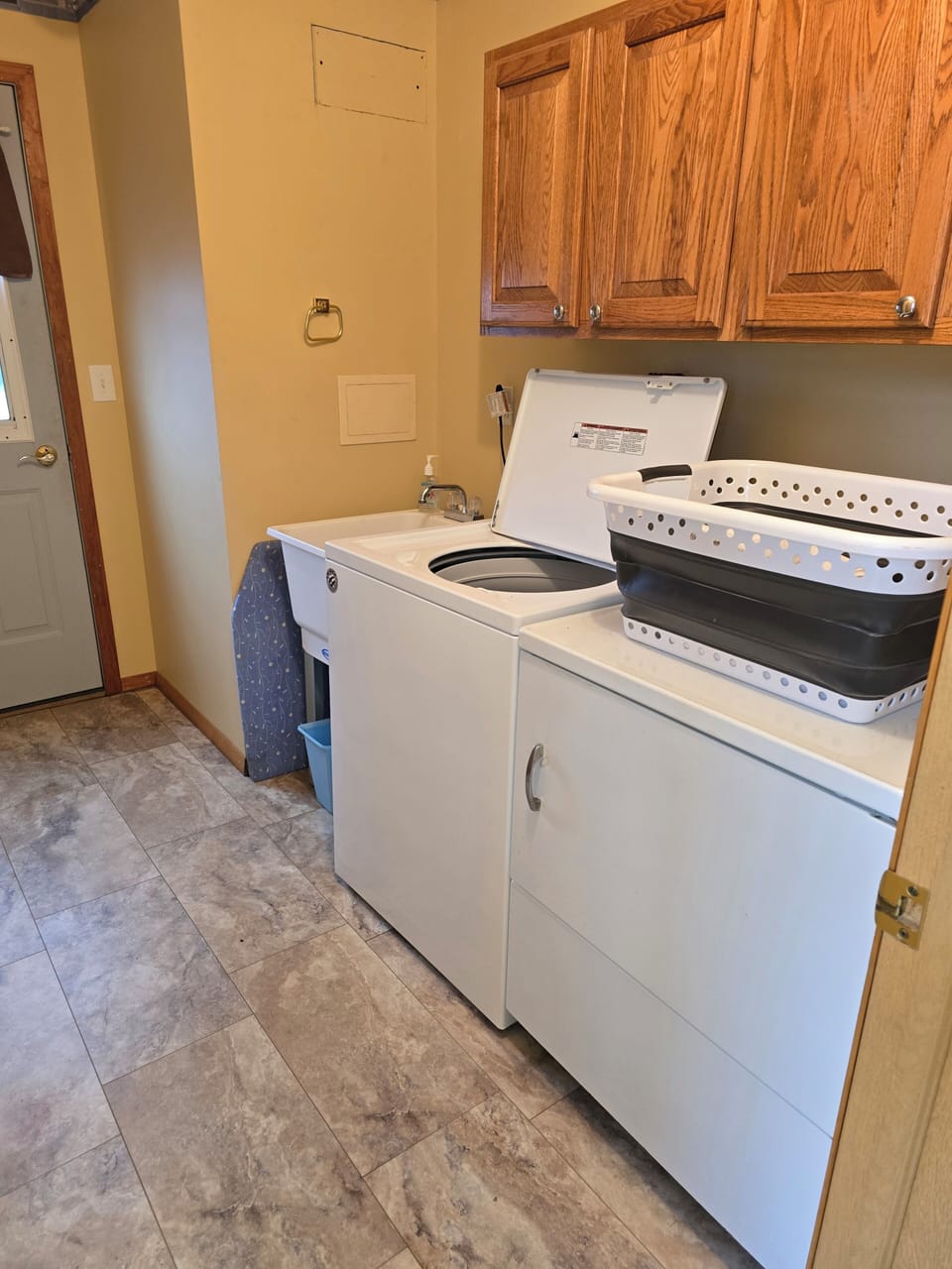 laundry room on main level