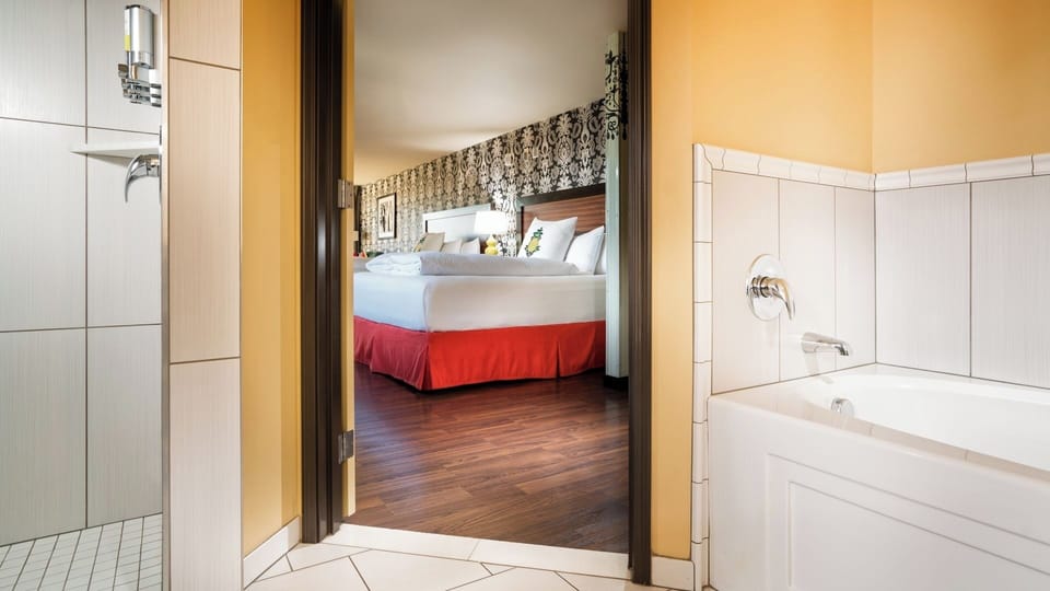 Bathroom with tub