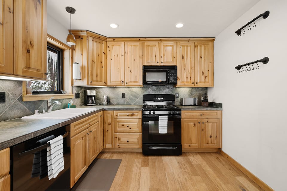 Beautiful kitchen with sleek appliances