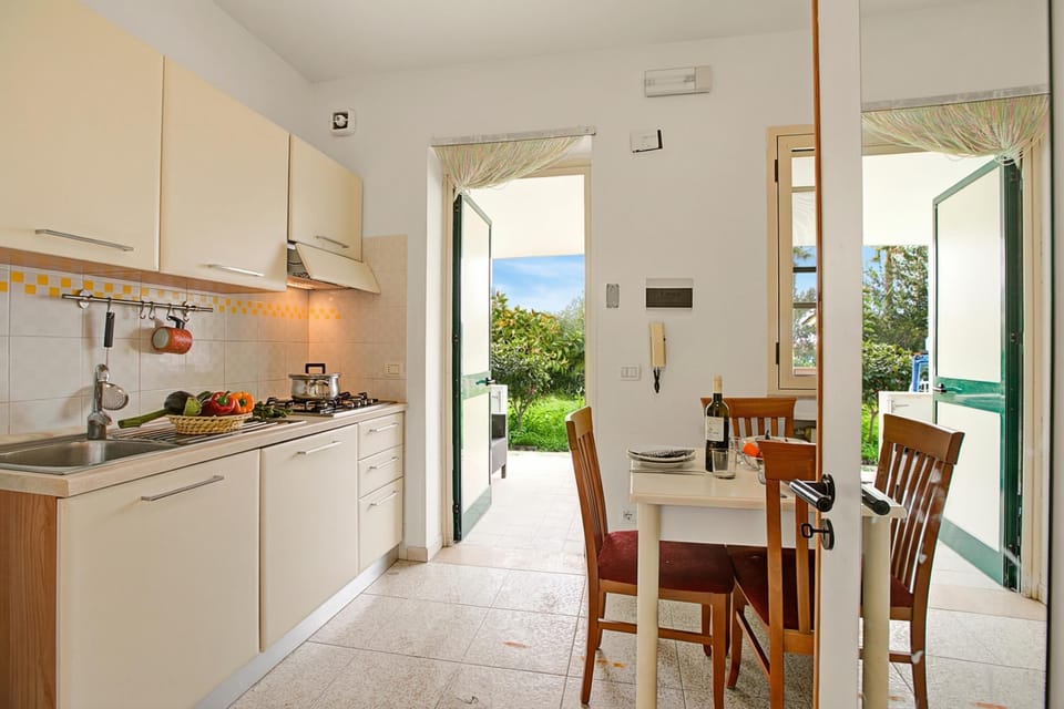 Kitchen and dining area