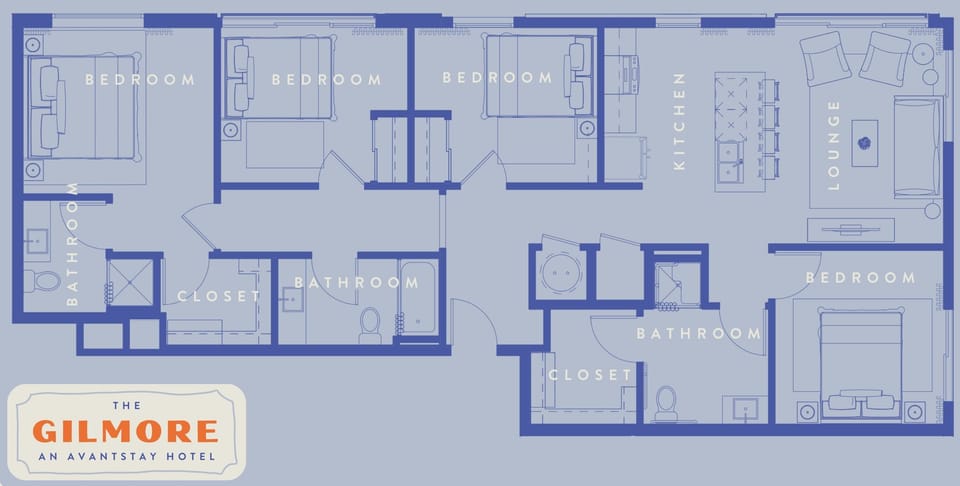 Your unit’s layout or design may vary slightly from what is shown, but it will maintain the same aesthetic and include all the amenities depicted for a seamless and enjoyable stay.