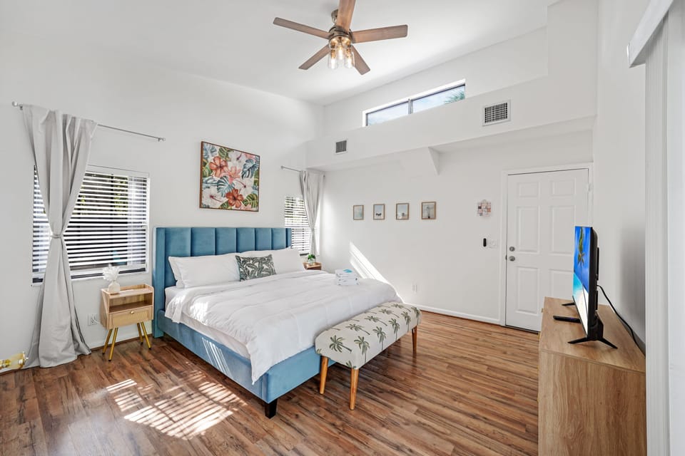 Spacious, well-appointed rooms designed for ultimate comfort and relaxation. Each bedroom features plush bedding, soft lighting, and ample natural light, creating a cozy and tranquil retreat.