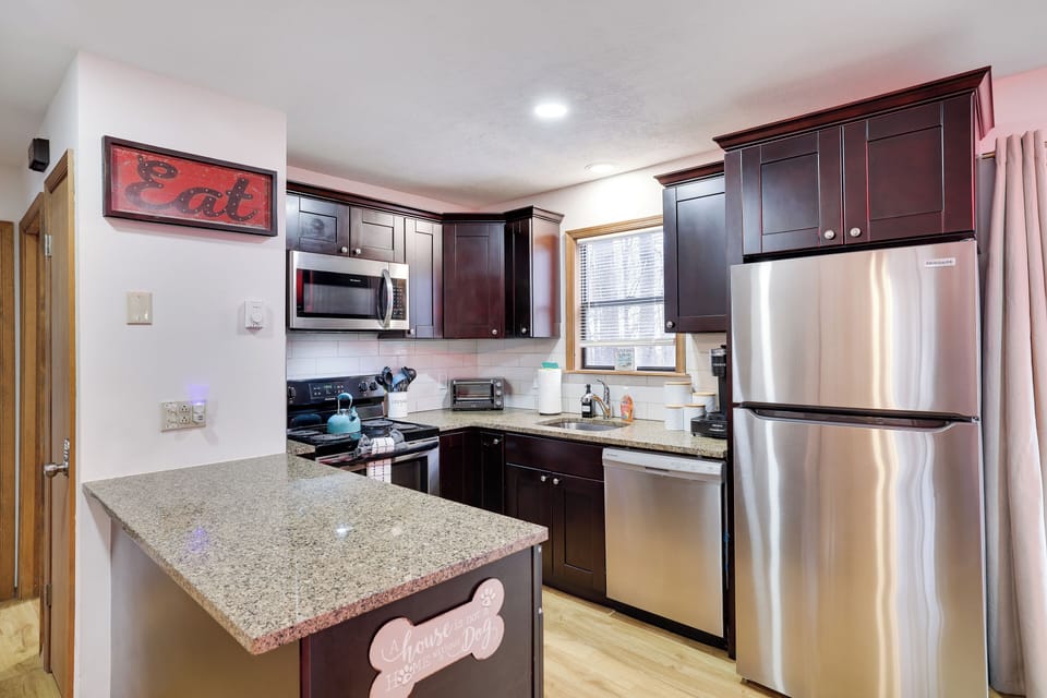 Fully equipped kitchen