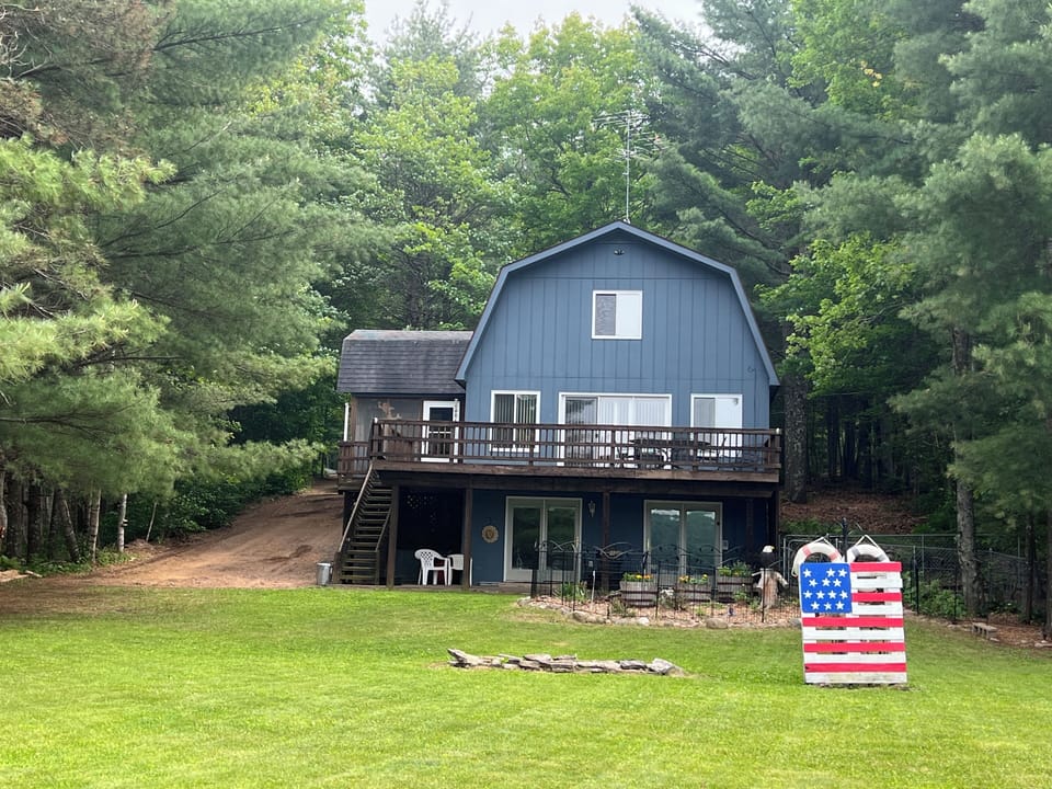 Big level yard for lots of games to play in.