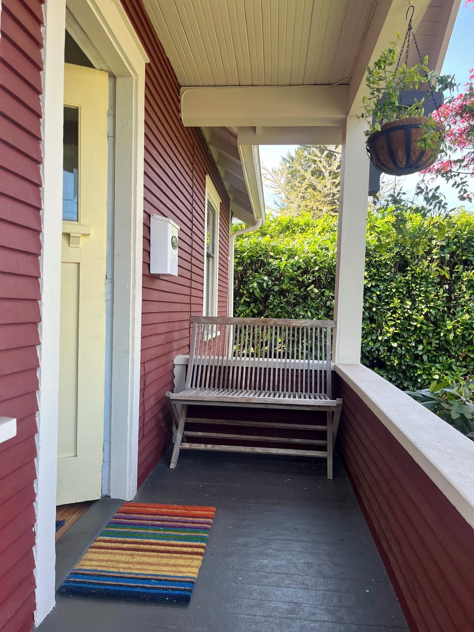 chill on the front porch