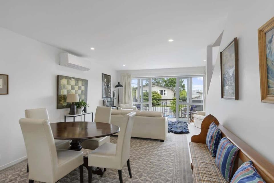 Open plan living and dining