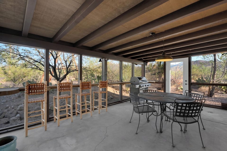 Screened patio