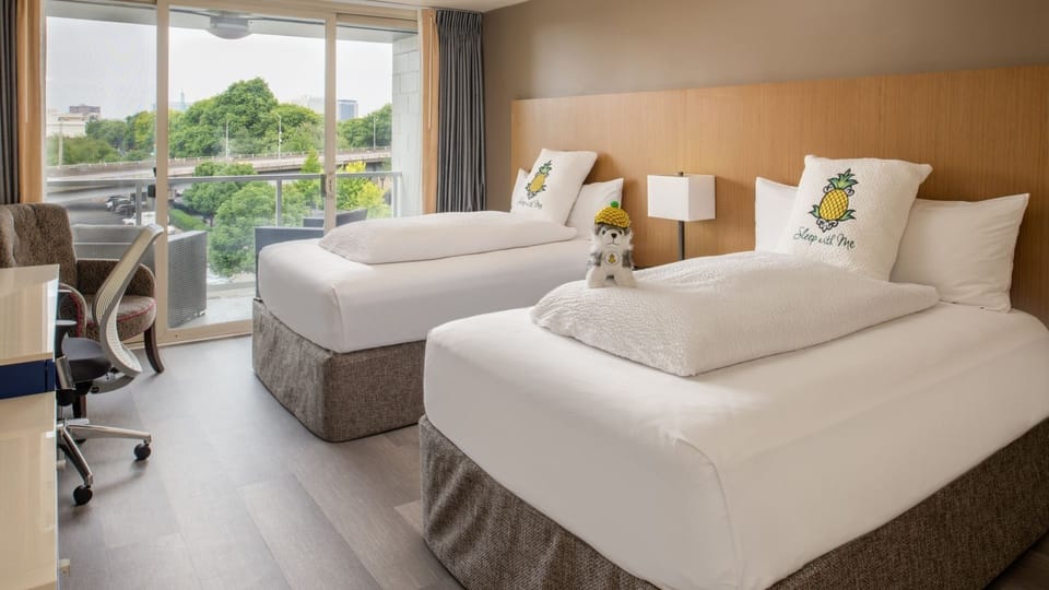 Bedroom. Interior and views may vary based on location and availability.