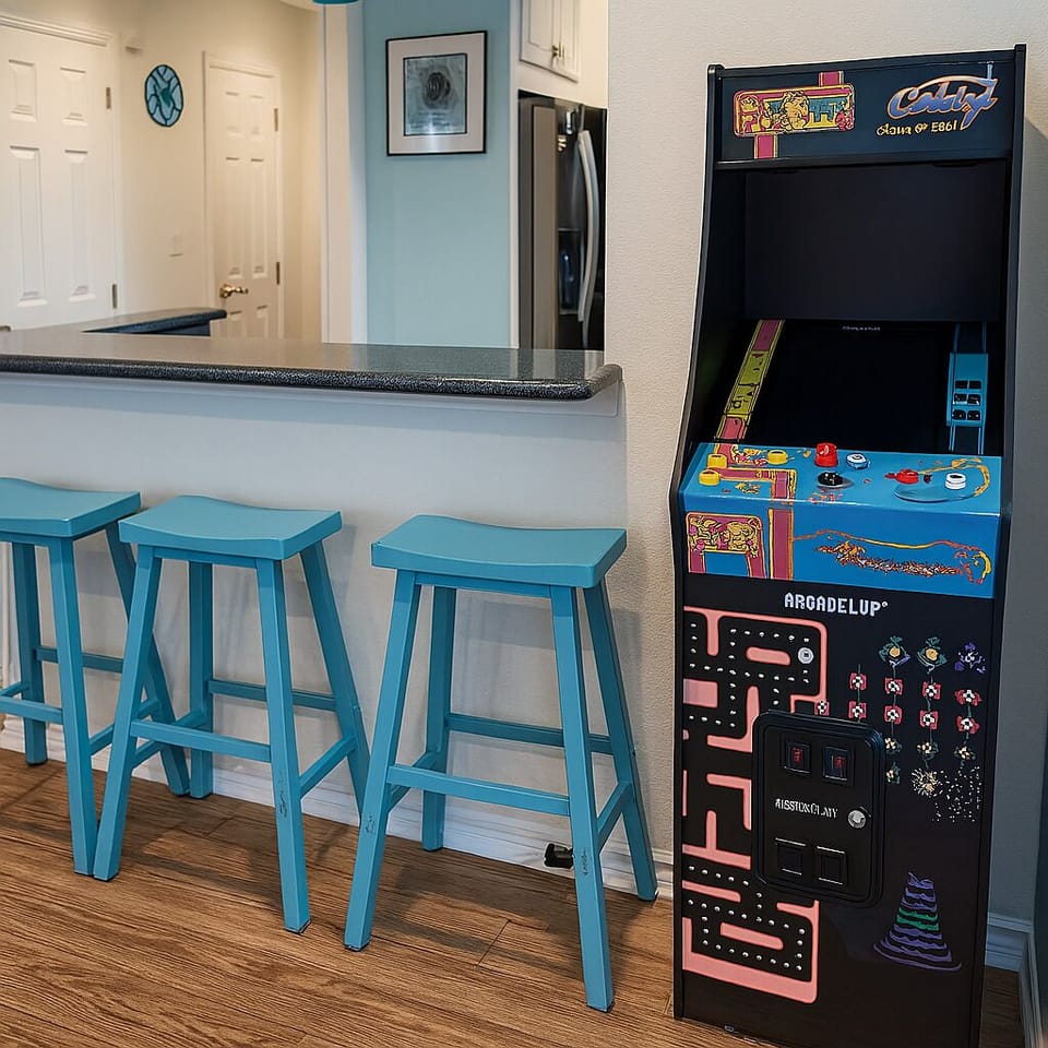 Enjoy retro arcade fun—rain or shine!