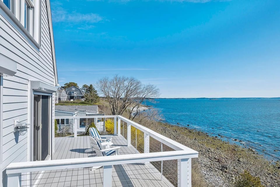 Open ocean views of beautiful Casco Bay.