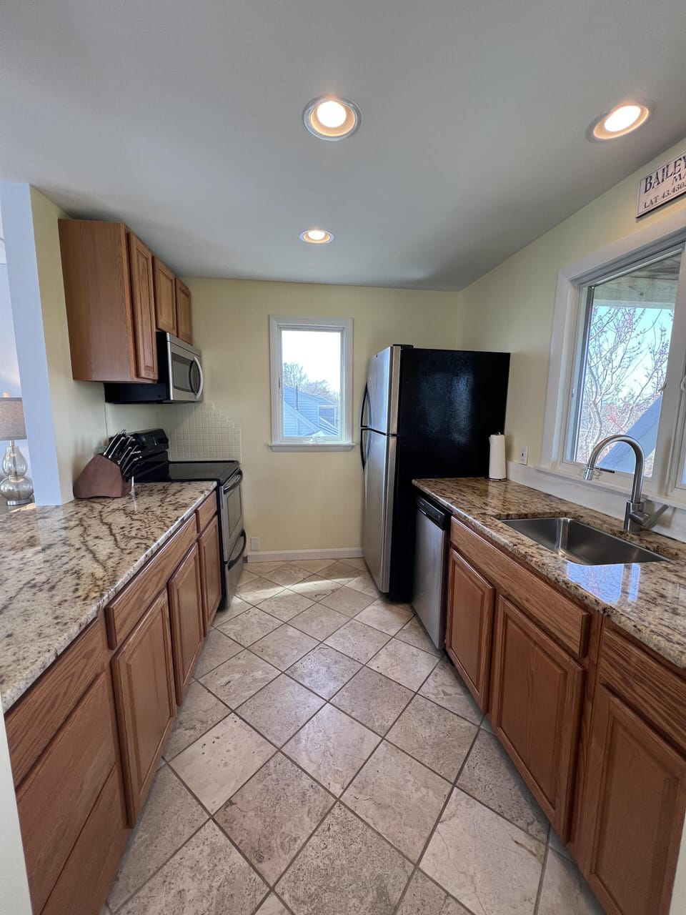 The kitchen.
