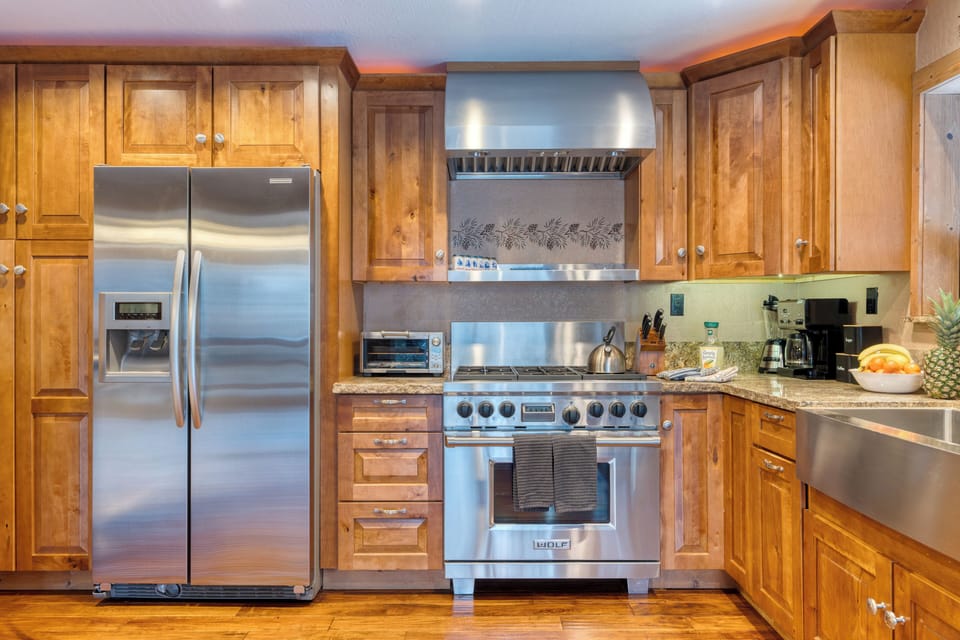 Fully-equipped kitchen ready to take on your culinary adventures.