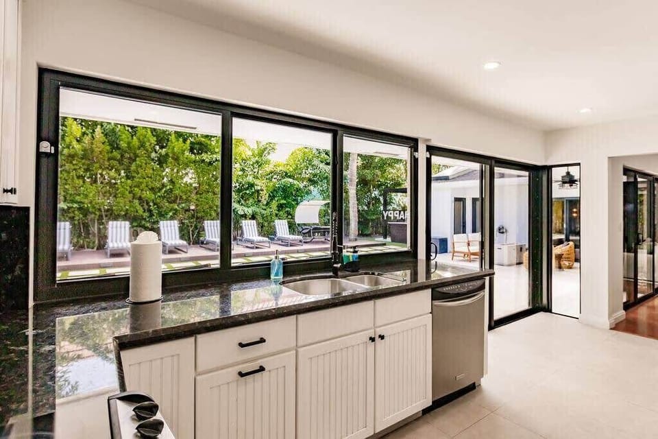 Offers stunning views of the outdoor fun just beyond. 