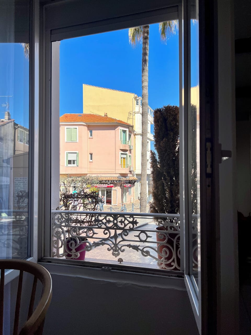 View from living room