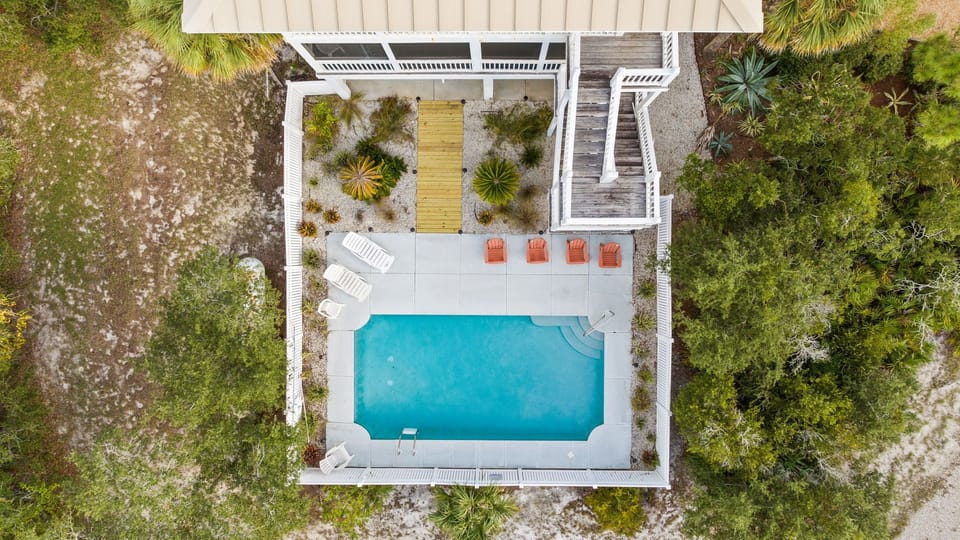 Aerial of Pool