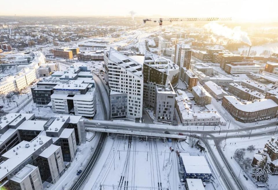 Property building is located right next to Nokia Arena`s entrance