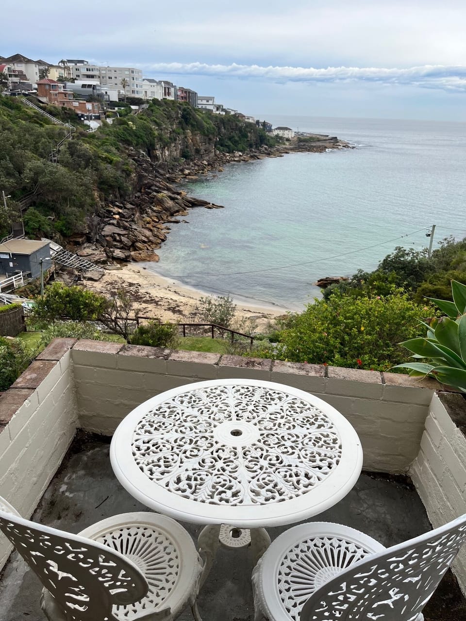 Private outdoor alfesco area with stunning outlook