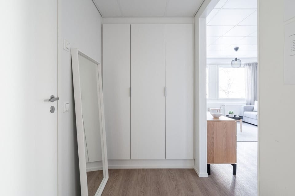 The apartment has a dishwasher, washing machine and everything you need for a longer or shorter stay.