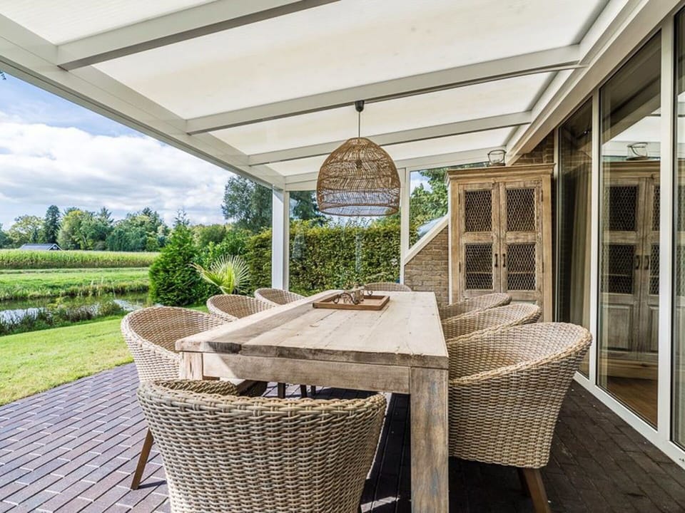 Wood, Furniture, Kitchen & Dining Room Table, Table, Chair, Ceiling, Outdoor Furniture, Outdoor Table, Hardwood, Patio