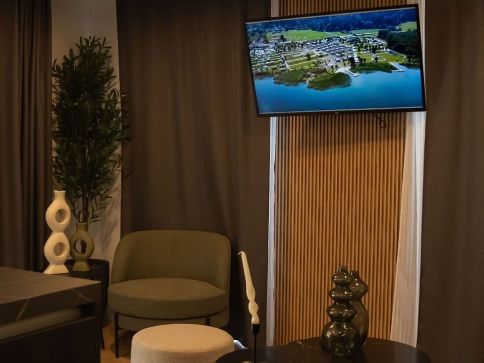 Electronic Device, Interior Design, Furniture, Television Set, Wood, Television, Lighting