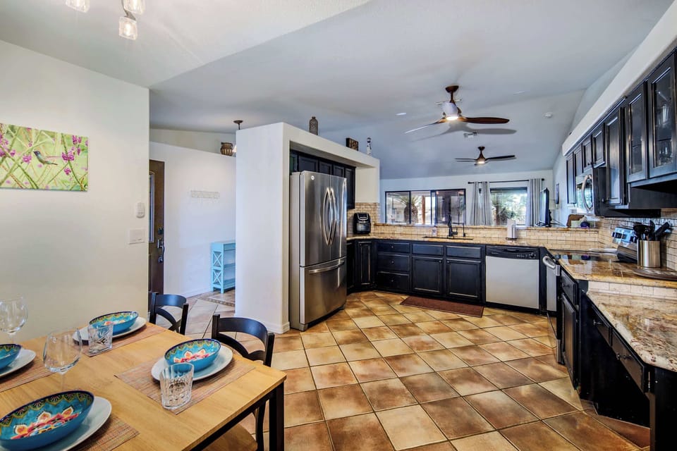 Breakfast Nook opens to large kitchen.