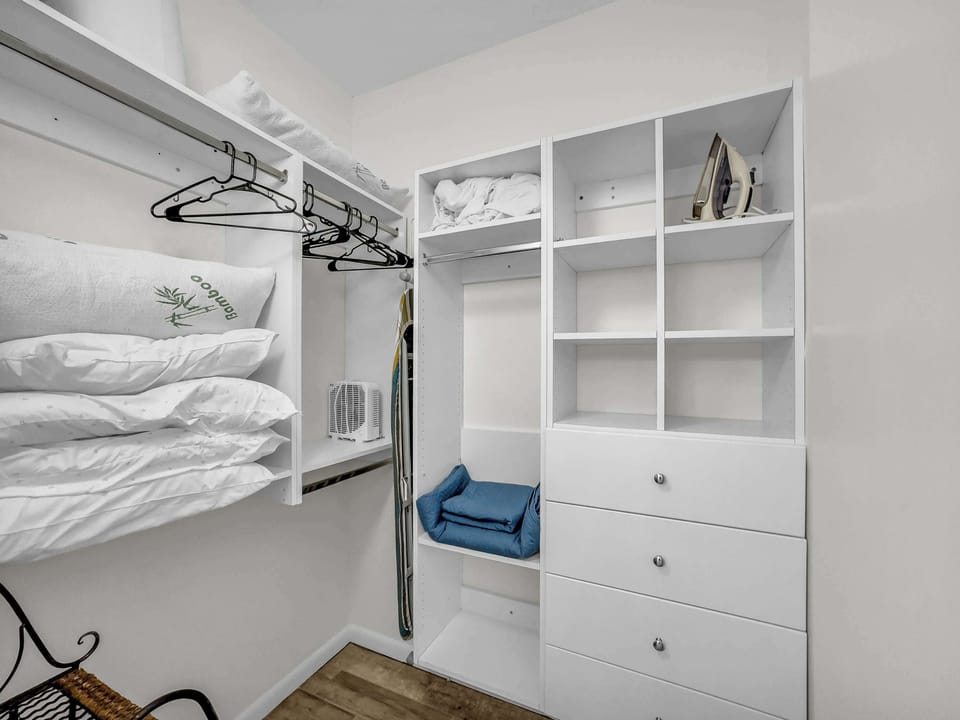 Large walk-in closet in primary bedroom
