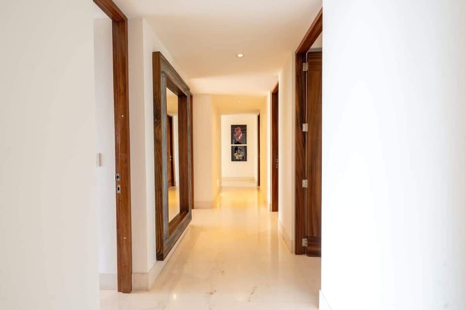 Hallway where the bedrooms are located.