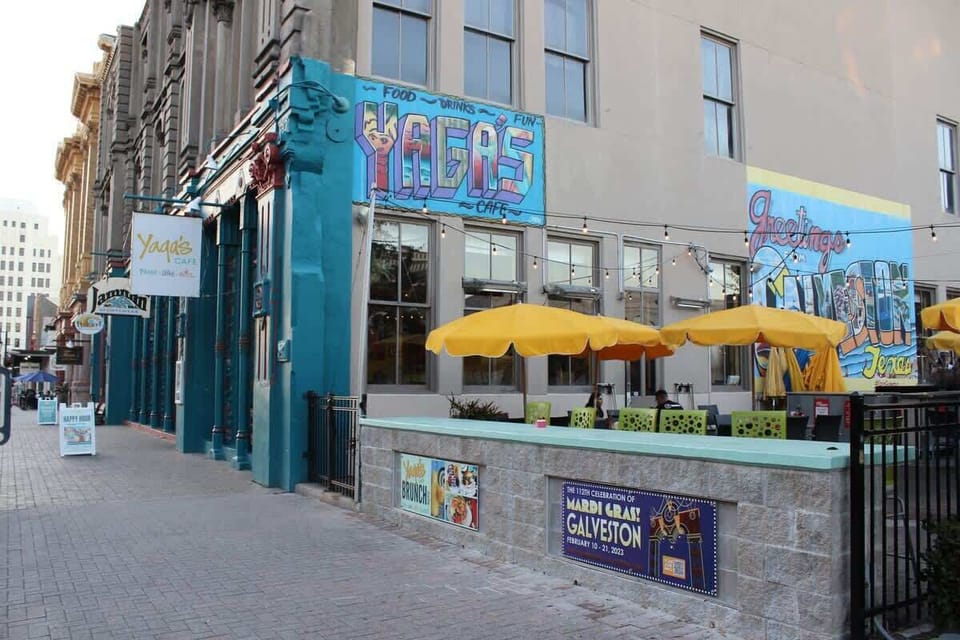 One of the more popular restaurants on The Strand- Yagas!