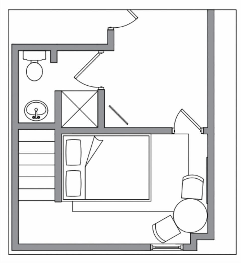 Floor plan of lower level
