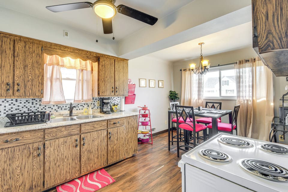 Kitchen | Main Level | Drip Coffee Maker | Microwave | Cooking Basics