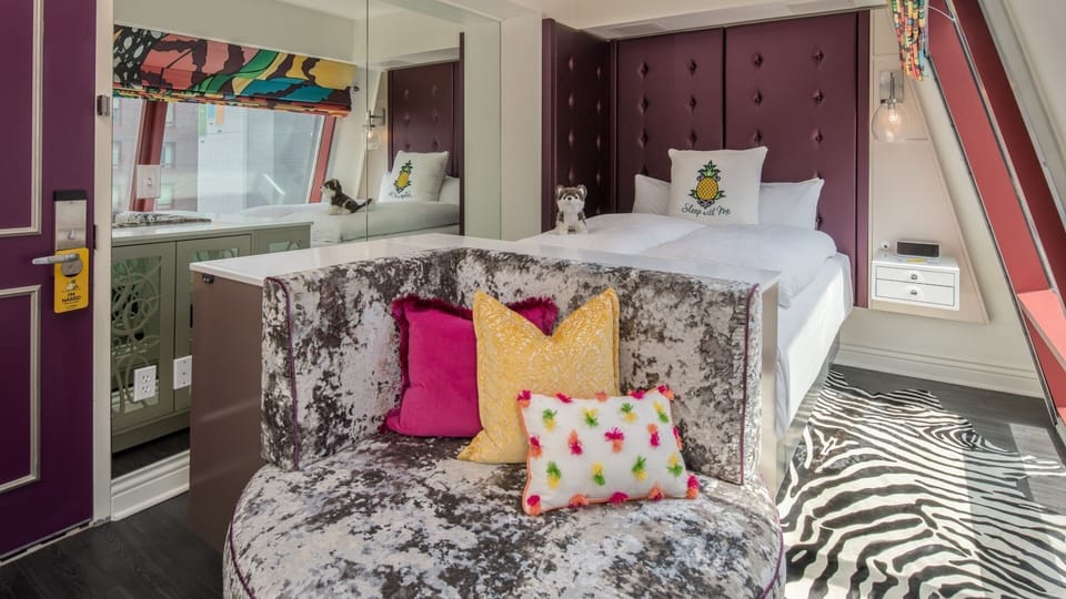 Bedroom. Interior and views may vary based on location and availability.