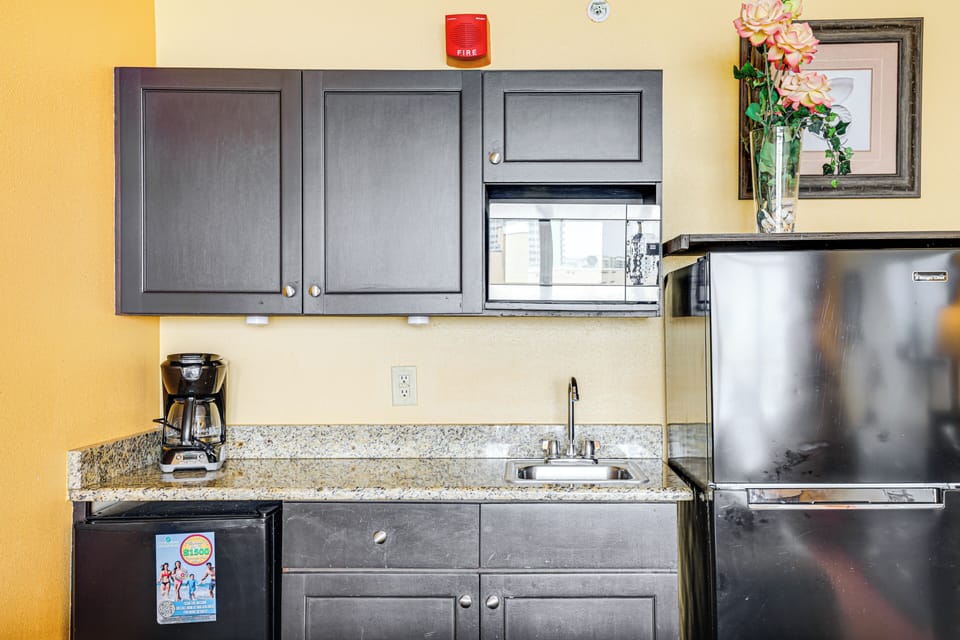 Kitchenette | Drip Coffee Maker | Hot Plate | Microwave