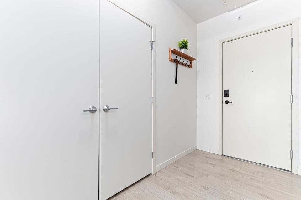 Generously-sized closet space, offering plenty of room to store your belongings, keeping the bedroom clutter-free.