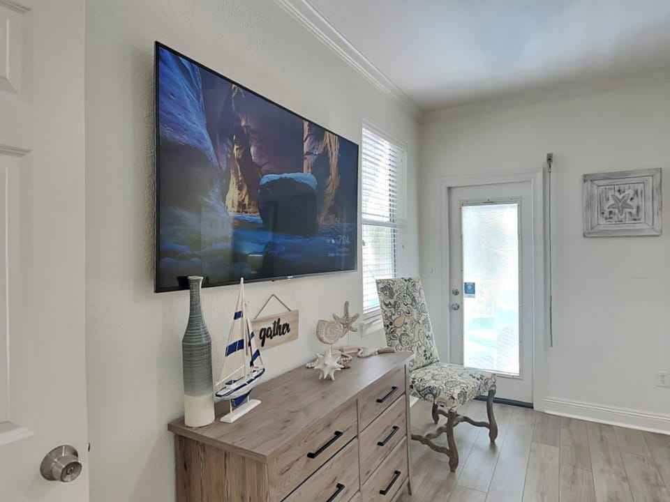 Second Floor, Primary Bedroom - Smart TV and Chair