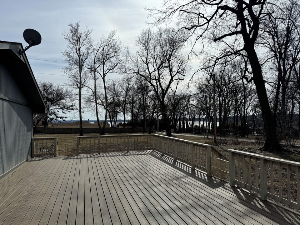 View from the deck
