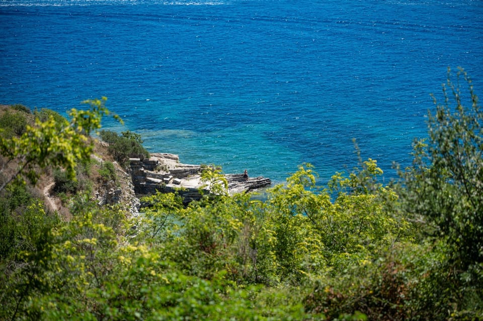 Nearby swimming spot as seen from Kouloura view point