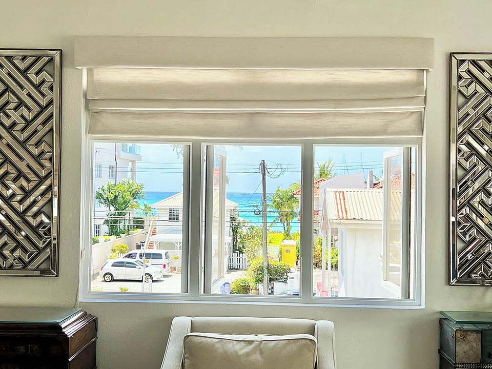 Ocean View from living area, just across the street. 
