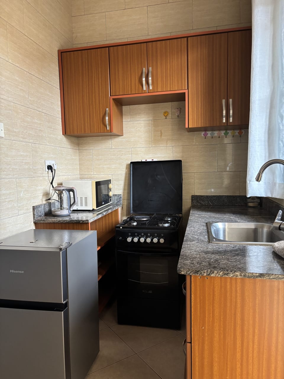 Fully equipped modern kitchen
