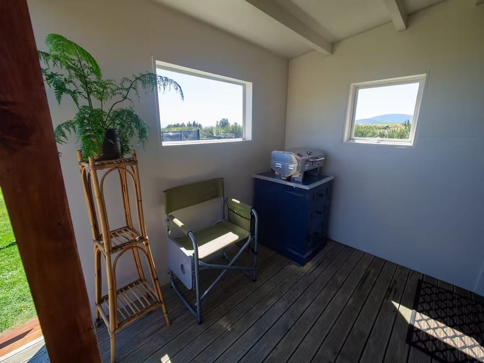 Covered BBQ area