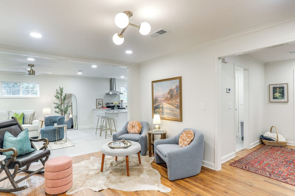 Oxford Vacation Rental | 3BR | 2BA | 1,800 Sq Ft | 5 Steps to Enter