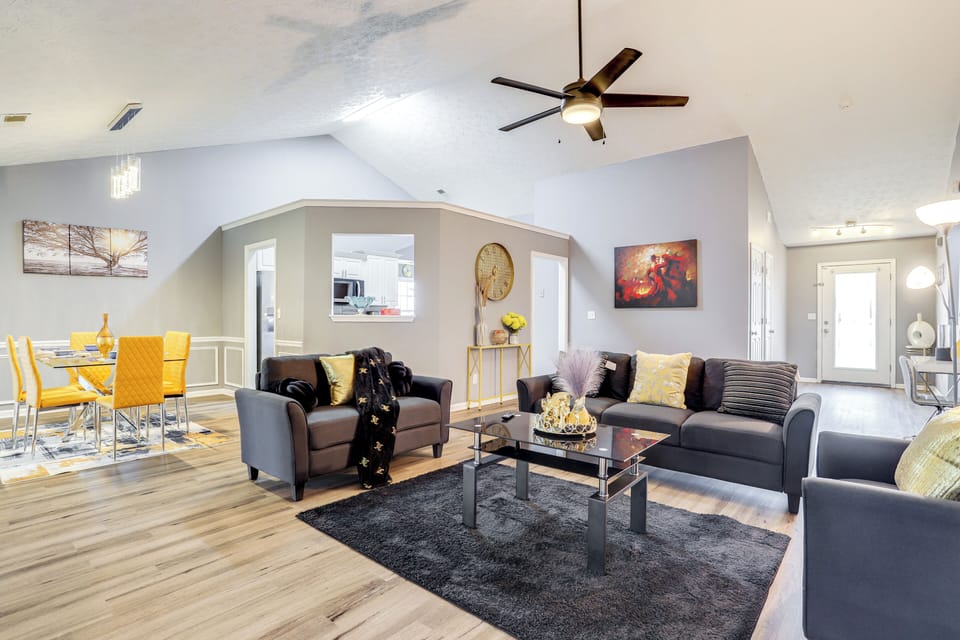 Lawrenceville Vacation Rental | 4BR | 2BA | 2 Small Steps to Enter | 1,956 Sq Ft