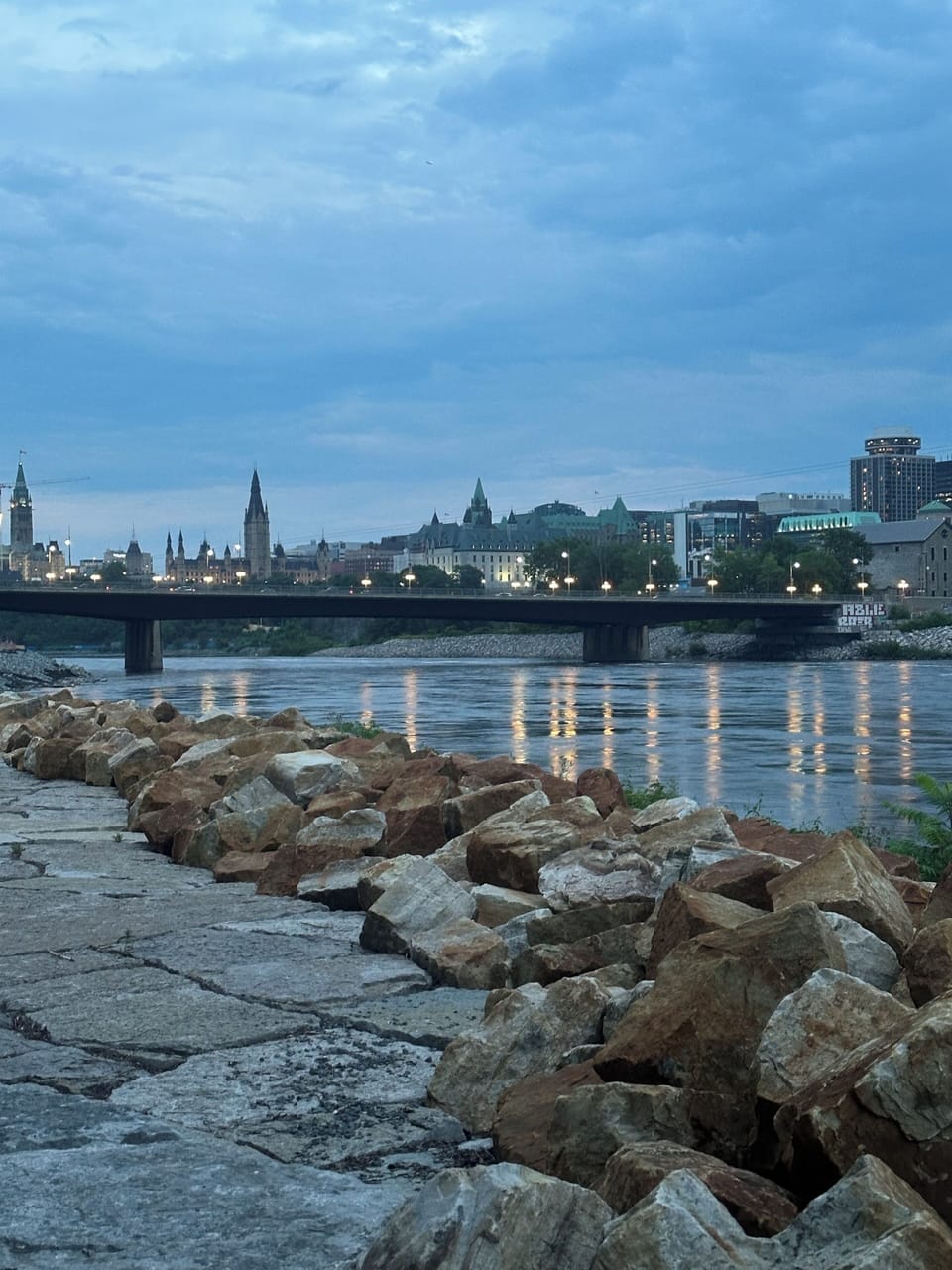 Waterfront park for residents 