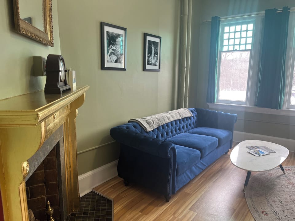 Relax in comfort, take in the beauty, inside and out of our artist apartment.