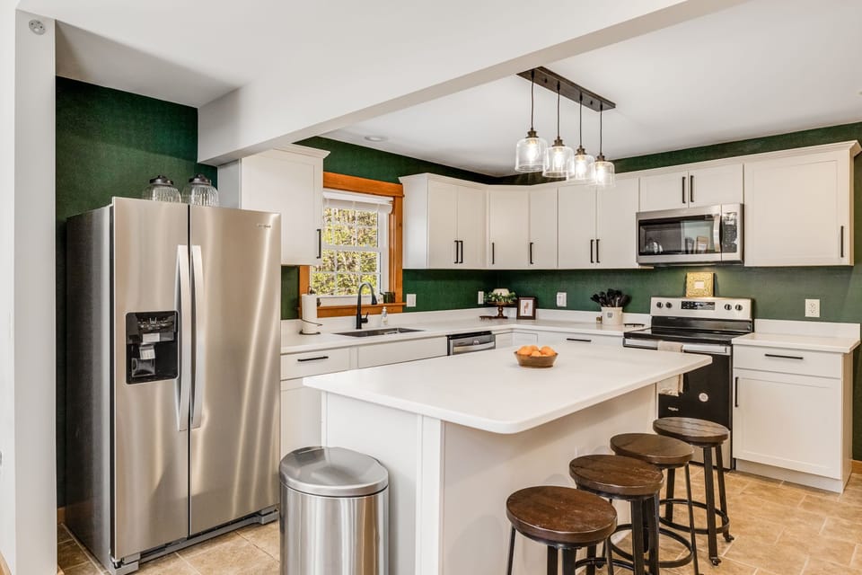 Fully-stocked kitchen