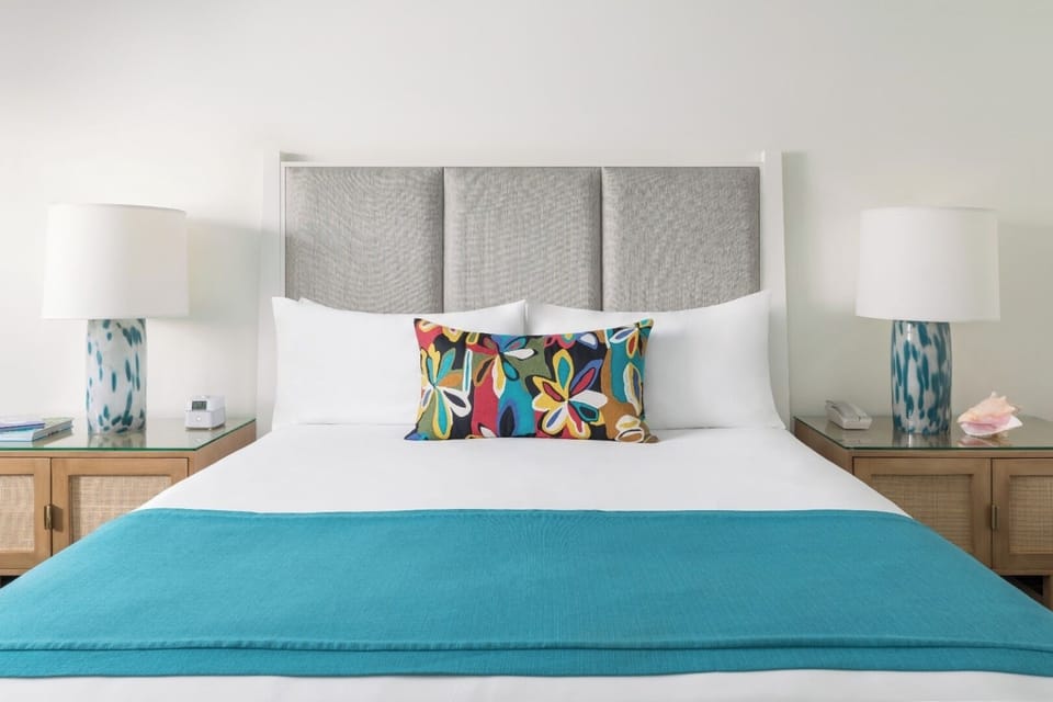 Sink into crisp linens and drift off in comfort.