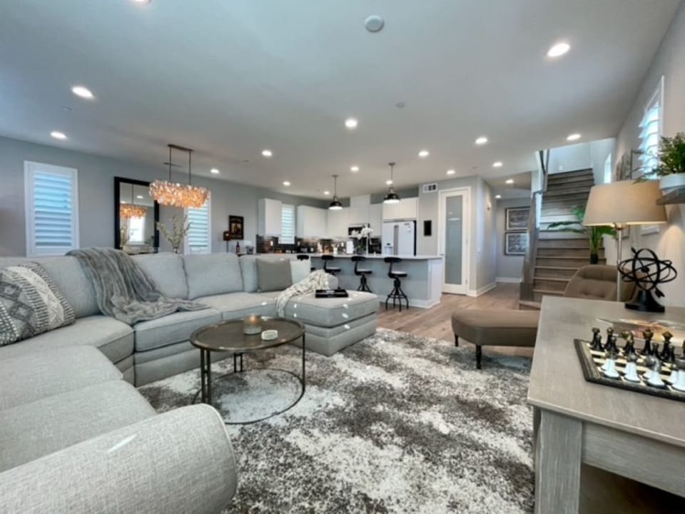 2nd Floor open living/kitchen area