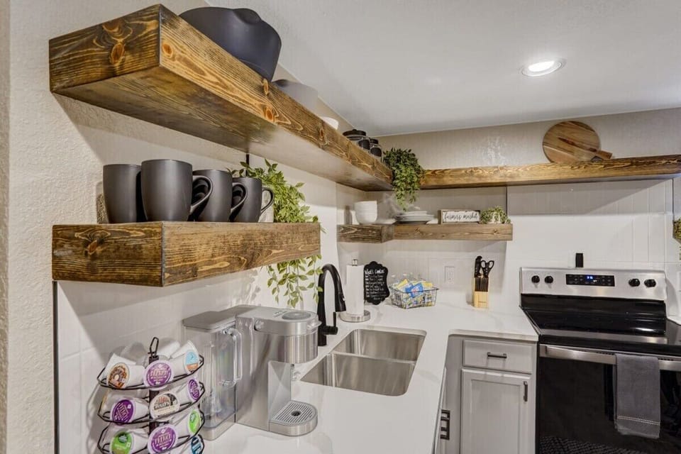 Welcome to Your Home Away from Home! Unwind with a Cup of Freshly Brewed Coffee from our Keurig. Enjoy the Comfort!