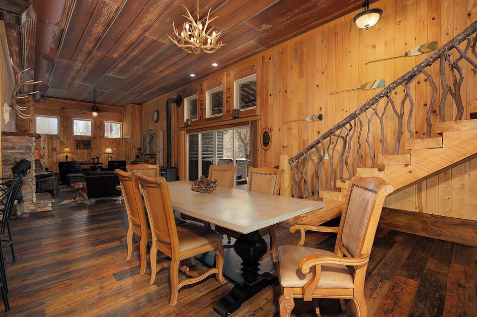 Rustic Retreat - Dining Table seating 6