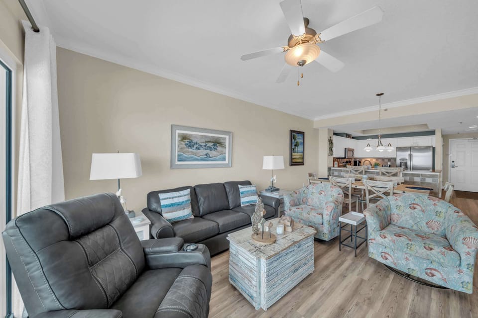 Living room as you enter from balcony