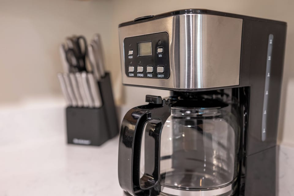 Coffee maker and coffee provided!